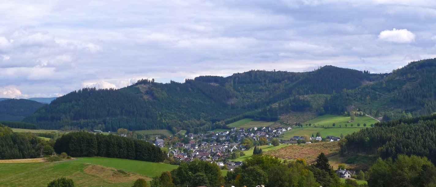 Blick auf Banfe von der Indel