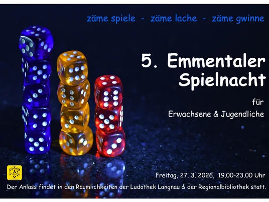 Flyer Spielnacht 2026