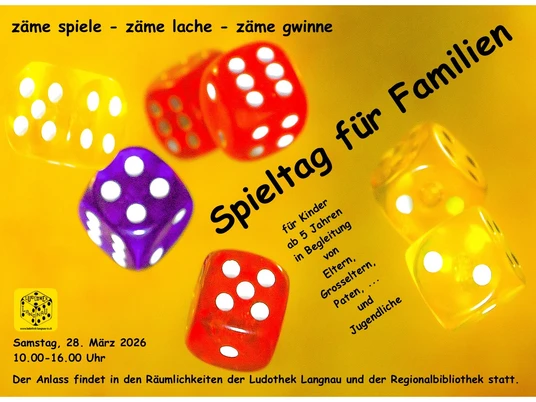 Flyer Spieltag für Familien