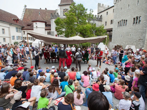 Mittelaltertage Schloss Lenzburg © Foto: Museum Aargau