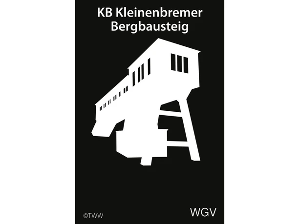 Markierungszeichen KB - Kleinenbremer Bergbausteig