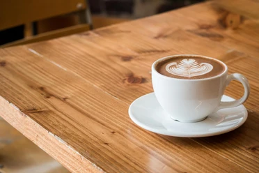 Caspar Heinrich Klinik Kaffee-Pause Nahaufnahme eines Kaffee´s mit schönem Milchschaum in der Caspar Heinrich Klinik.