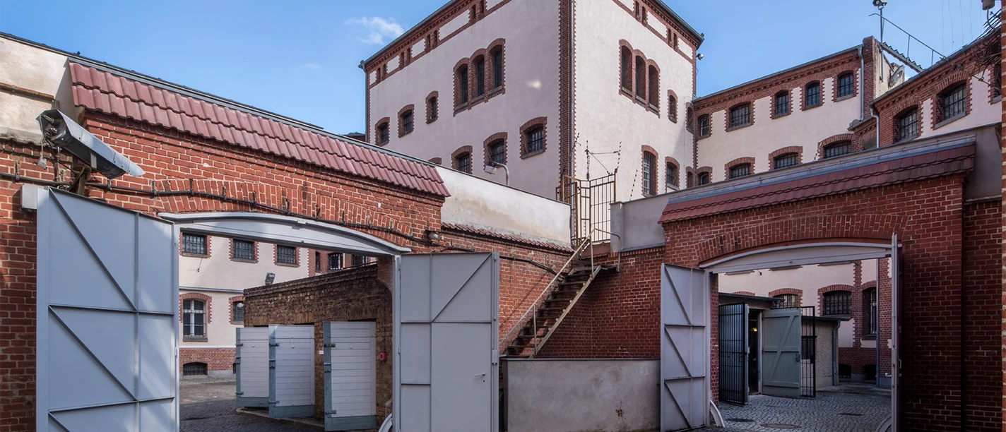 Innenhof der Gedenkstätte Lindenstraße