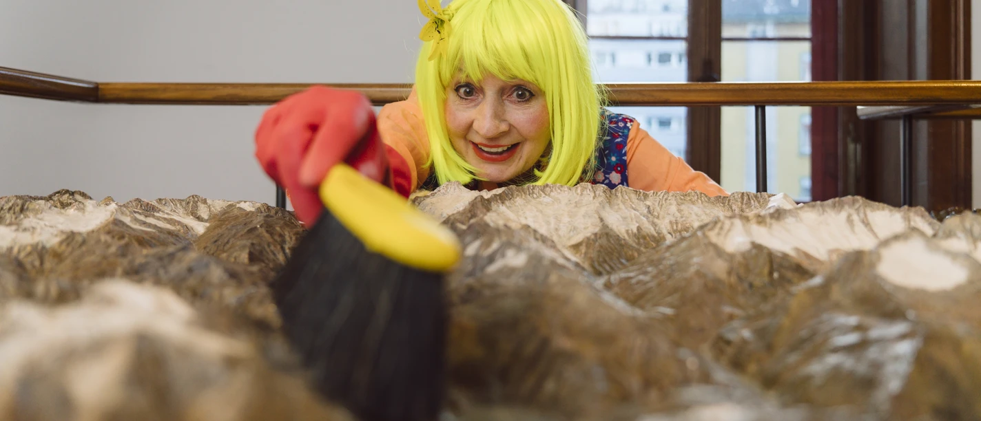 Kabarett im Gletschergarten Marlis staubt ab!