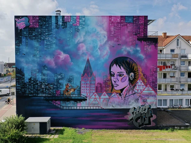 Graffiti "Paderborn 3021"