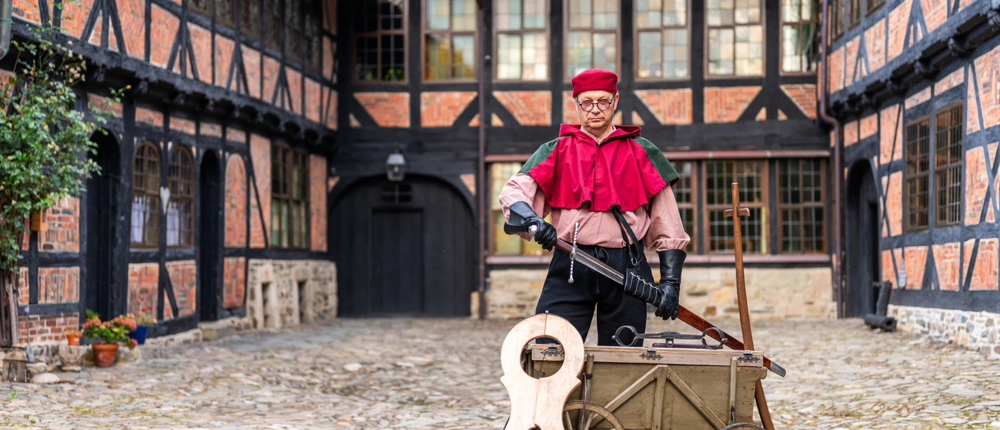 Henker Kruse - Rahmenprogramm der GOSLAR marketing GmbH Diese atmosphärische Kostümführung in Goslar macht eine Gänsehaut.