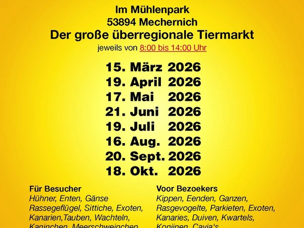Terrminübersicht 2026