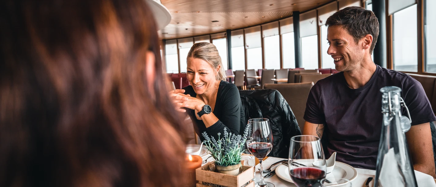 Dinner at the Restaurant Bellevue on the Pilatus