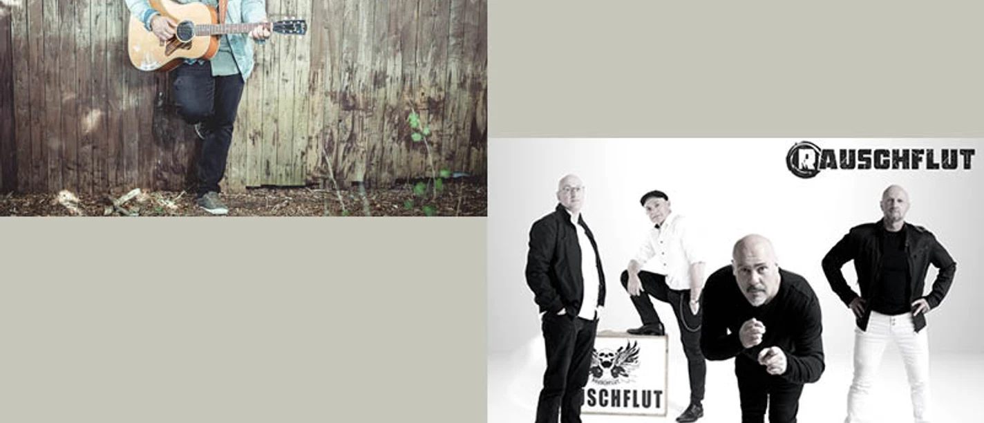 Doppelkonzert mit Ben Moske und Rauschflut Doppelkonzert mit Ben Moske und Rauschflut