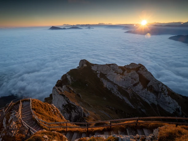 Lever de soleil sur le Pilate