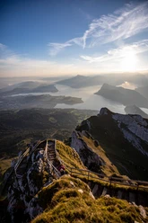View of Lake Lucerne from the Esel viewpoint