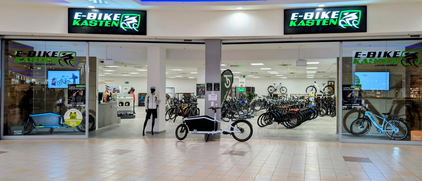 Eingangsbereich E-BIKE KASTEN GmbH Industrial Store Salzgitter