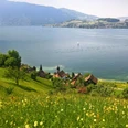 Kehrsiten mit Aussicht auf den Vierwaldstättersee