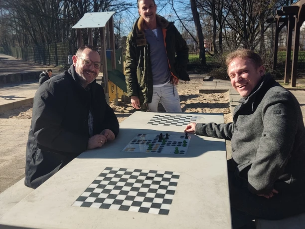 Spieltisch im Freizeitpark