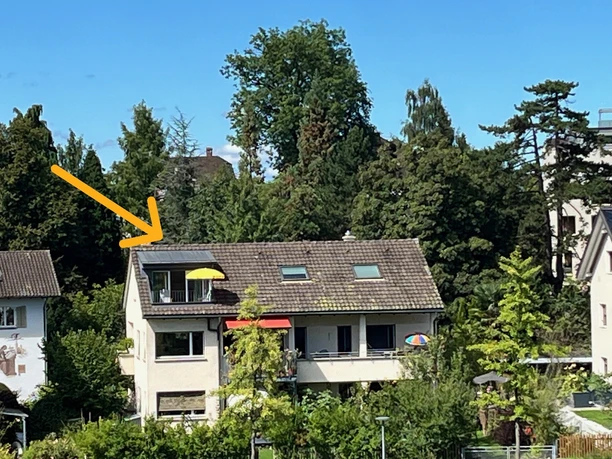 Vue de face de l'appartement de vacances Zytturm