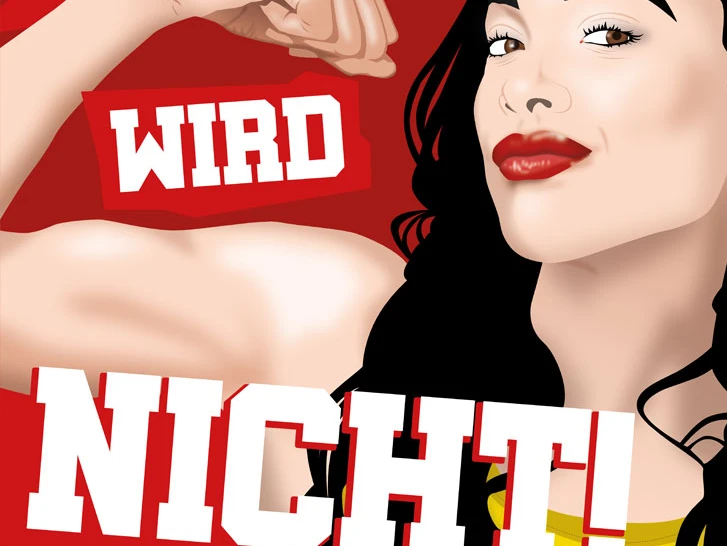 Plakatillustration Bezahlt wird nicht Plakatillustration Bezahlt wird nicht