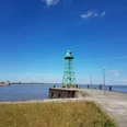 20200713_114618_Leuchtturm (c) Tanja Albert_WEB.jpg Grünes Leuchtfeuer an der Südmole Bremerhaven
