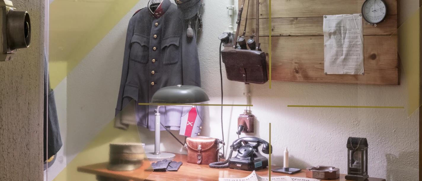 Festung Fürigen Nidwaldner Museum Ausstellungsansicht2 Foto Christian Hartmann