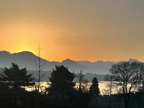 Vue du balcon vers le sud-est