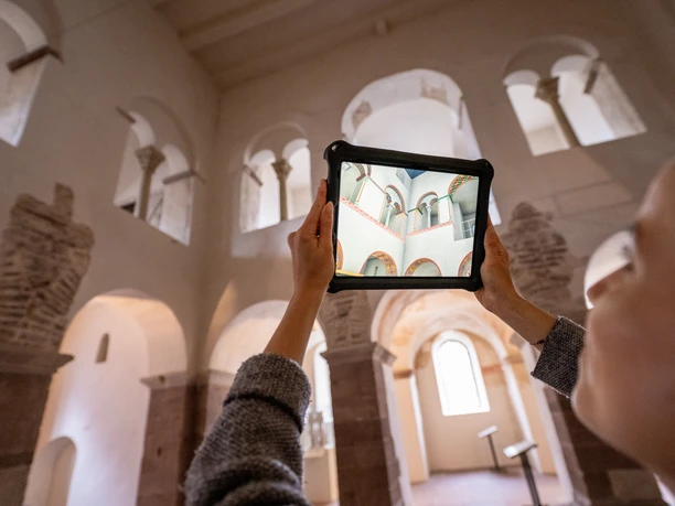 Corvey-digitale Rekonstruktion des ersten Obergeschosses Westwerk-Teutoburger-Wald-Kulturkreis Höxter-Corvey-D-Ketz-027.jpg