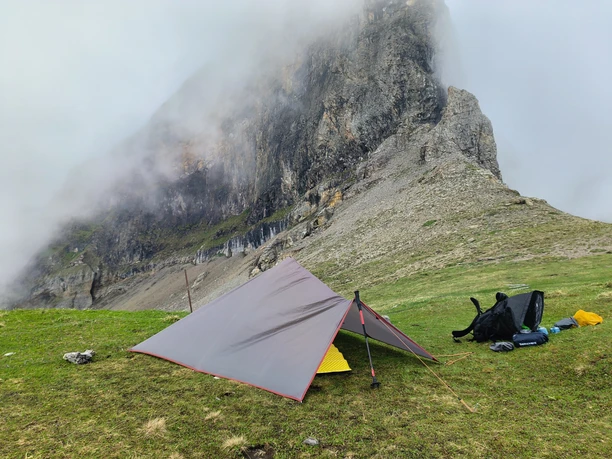 Biwak am Berg