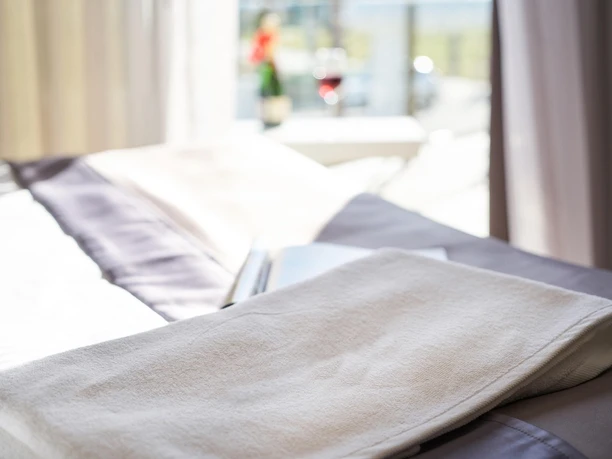 Stockfoto Hotelbett