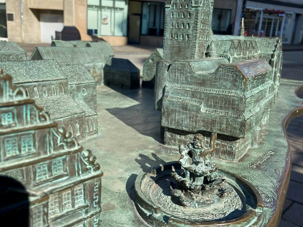 Bronzemodell Innenstadt