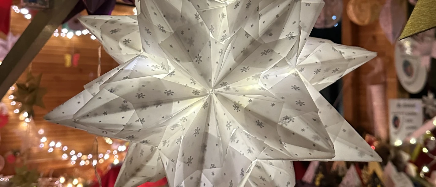Weihnachtsstern aus Papier