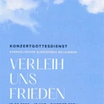 Verleih und Frieden