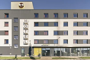 Blick auf das B&B Hotel Osnabrück