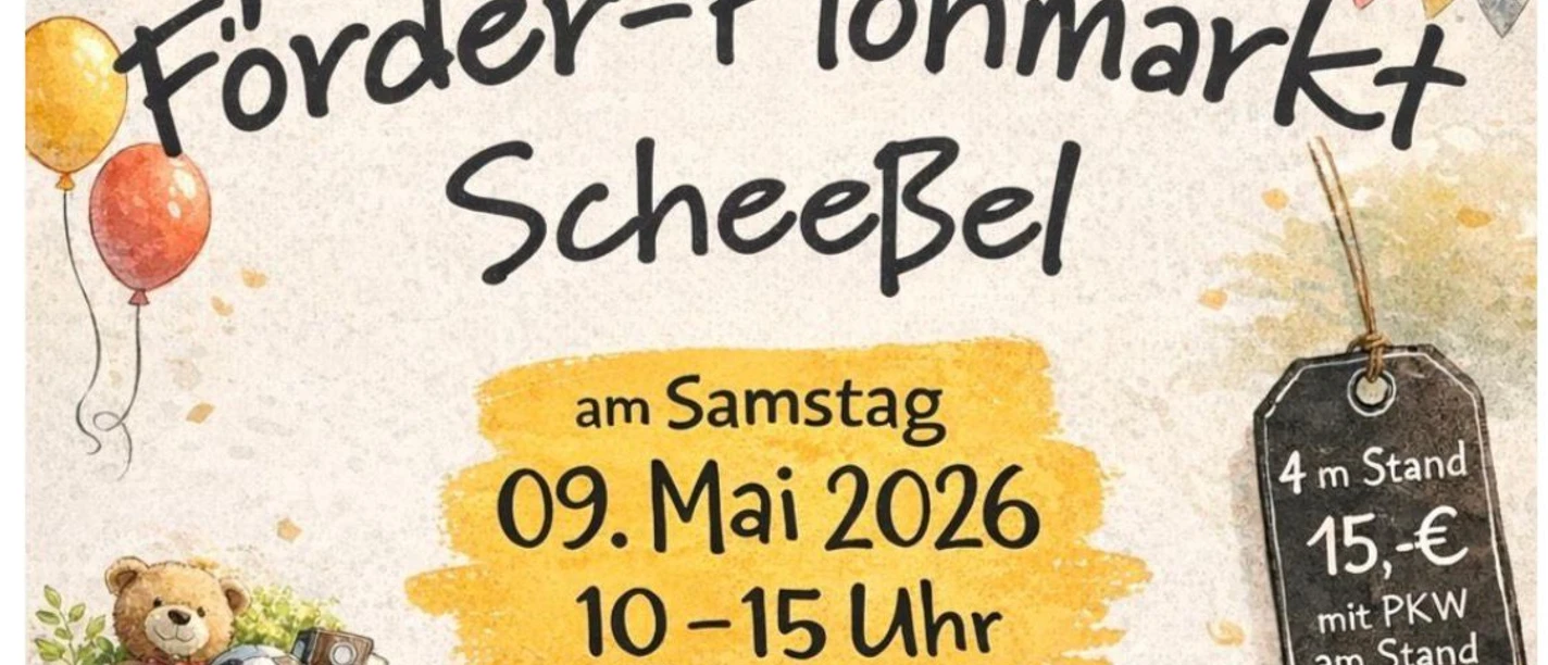 Plakat Foerderflohmarkt Scheeßel 2026