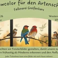 Plakat Ferienprogramm Windowcolor für den Artenschutz Plakat Ferienprogramm Windowcolor für den Artenschutz