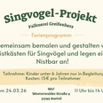 Plakat Singvogel Projekt Falknerei Greifenherz Plakat Singvogel Projekt Falknerei Greifenherz