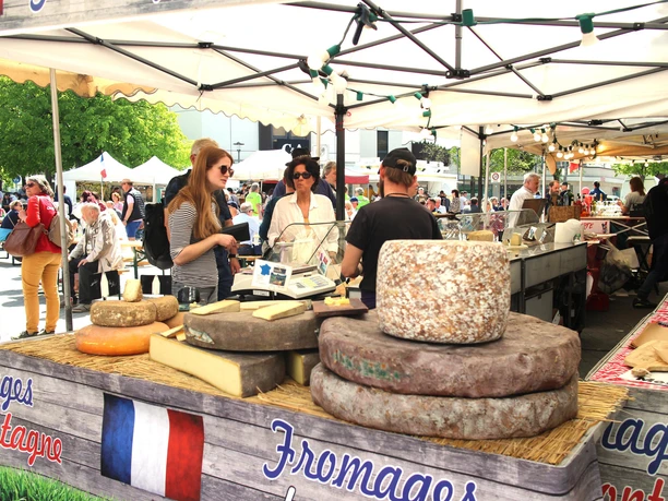 Französischer Marktstand