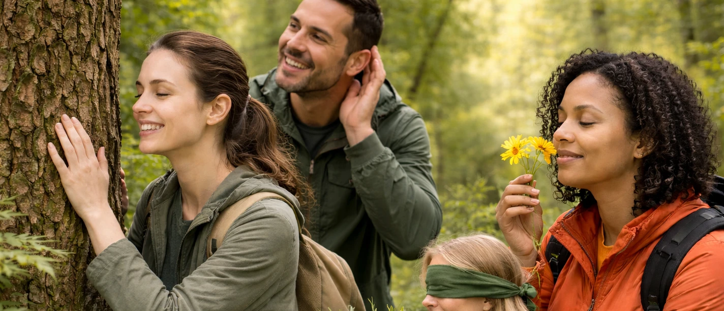 Wald mit allen Sinnen erleben
