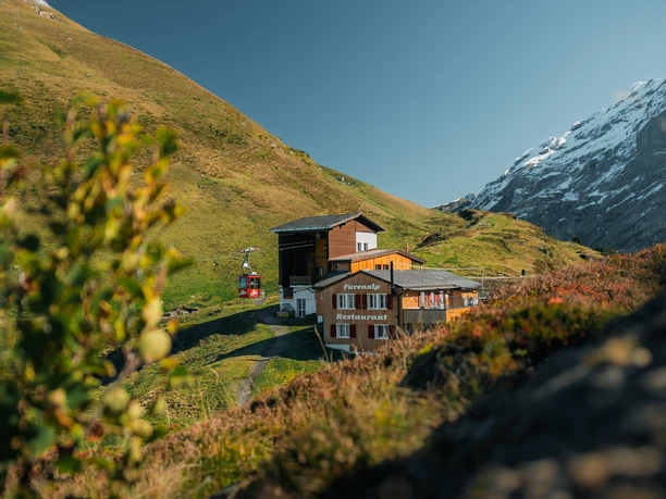 Restaurant de montagne Fürenalp en été