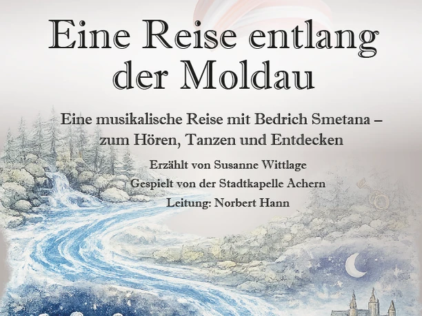 Plakat vom Kinderkonzert der Stadtkapelle Achern