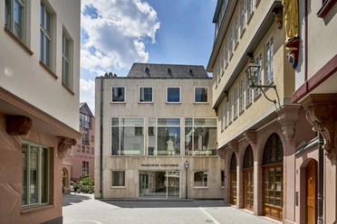 FKV exterior view Frankfurt Art Association building in Frankfurt New Old Town, exterior view