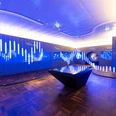 Deutsche Börse Visitors Center Exhibition at Deutsche Börse Visitors Center Frankfurt with light installation