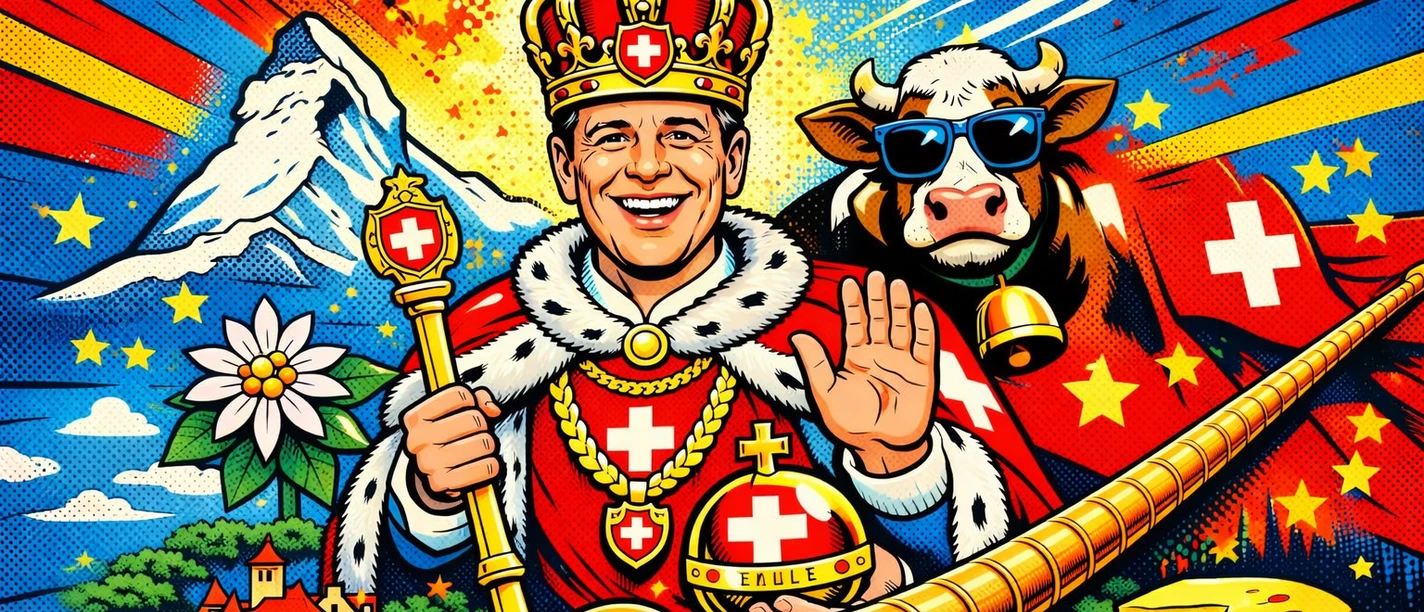 Schweizer König und bunte Szene