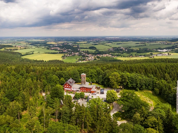 Mönchswalder Bergbaude von oben