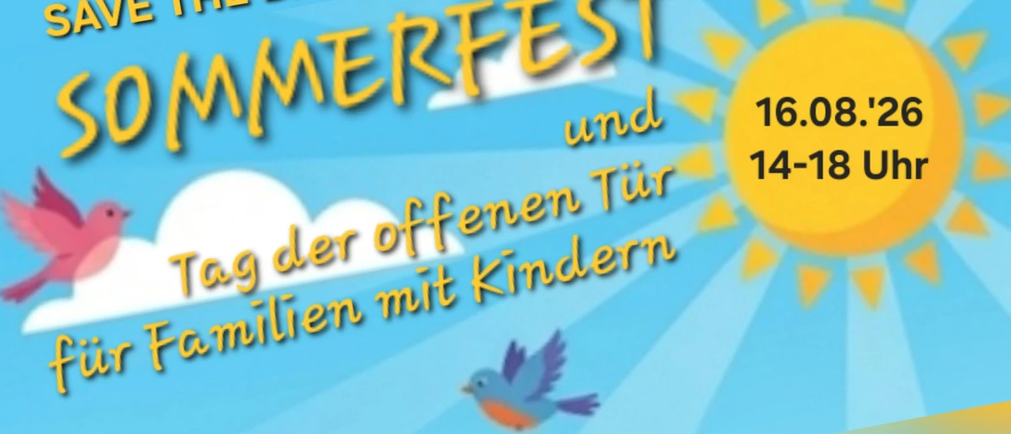 652454332_3265224816993391_6543343435593828358_n.jpg Plakat Sommerfest 16.08.26, Kinderprogramm, Kaffee und Kuchen, SHS Flüchtlingshilfe