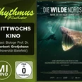 filmplakat-diewildenordseenaturdiesichnichtzaehmenlaesst.jpg Filmplakat Die wilde Nordsee mit Taucher vor riesigem Walhai unter Wasser