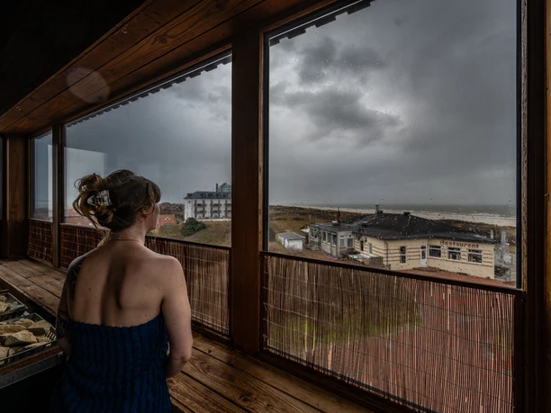 Panorama Sauna auf Juist