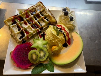 Waffeln im Holi's