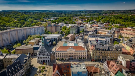 Marktplatz und Stadtkern Zwickau