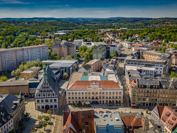 Marktplatz und Stadtkern Zwickau