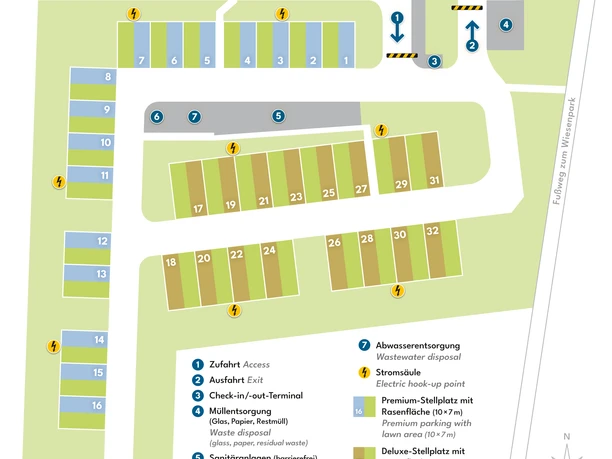 Übersichtsplan - WoMo-Park Bad Nenndorf