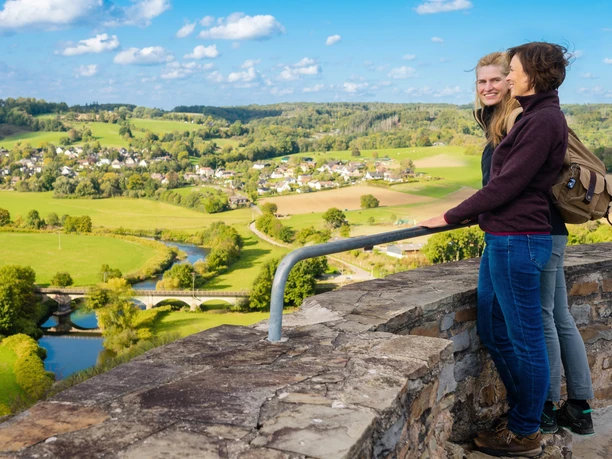 Aussicht Burg Blankenberg, Hennef