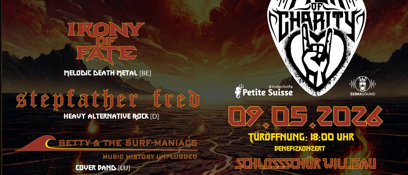 Pick of charity 2026 eventfrog